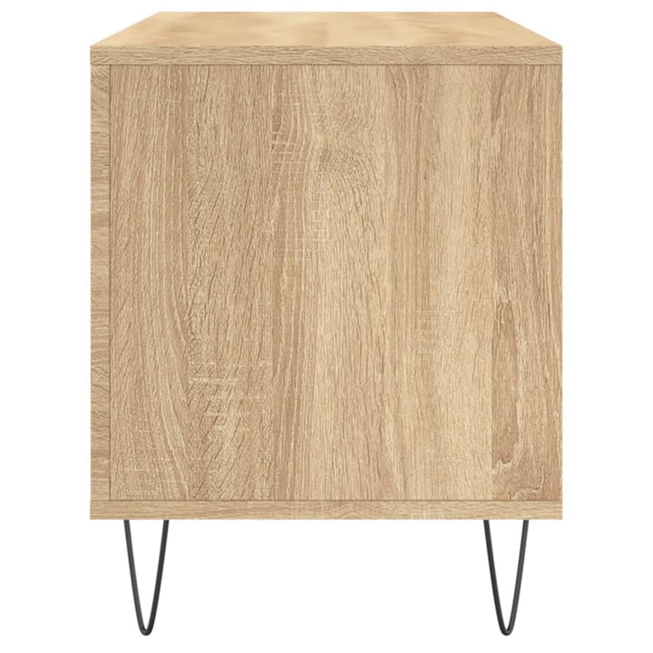 vinylskab 100x38x48 cm konstrueret træ sonoma-eg