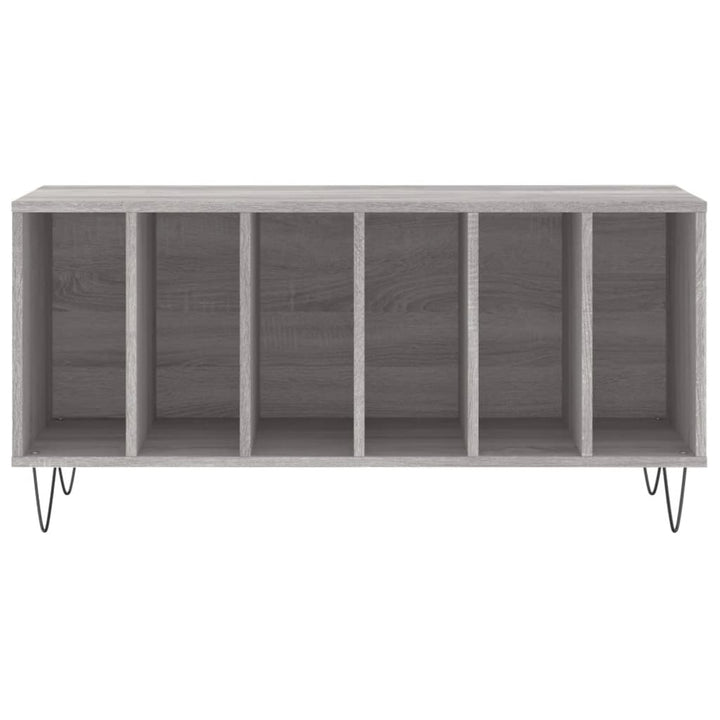 vinylskab 100x38x48 cm konstrueret træ grå sonoma-eg