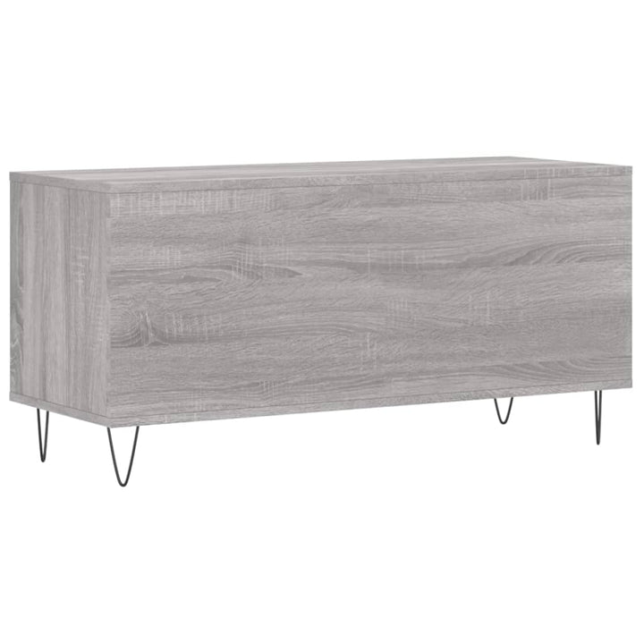 vinylskab 100x38x48 cm konstrueret træ grå sonoma-eg