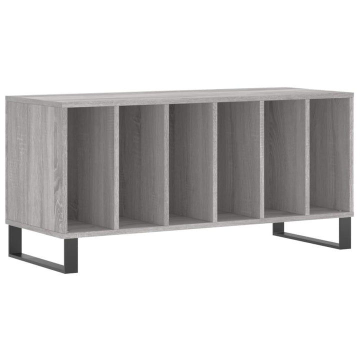 vinylskab 100x38x48 cm konstrueret træ grå sonoma-eg