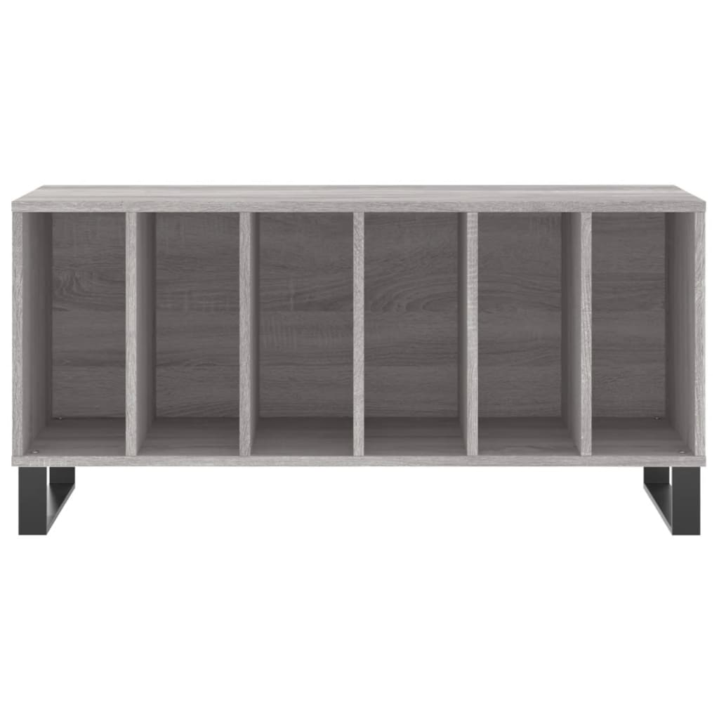 vinylskab 100x38x48 cm konstrueret træ grå sonoma-eg