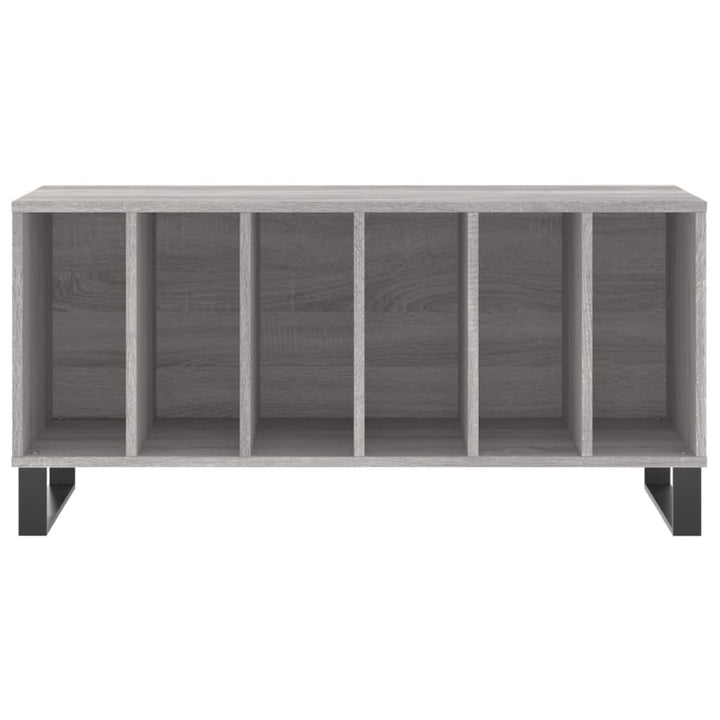 vinylskab 100x38x48 cm konstrueret træ grå sonoma-eg