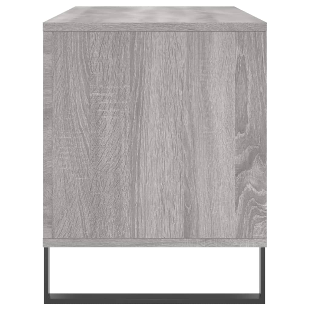 vinylskab 100x38x48 cm konstrueret træ grå sonoma-eg