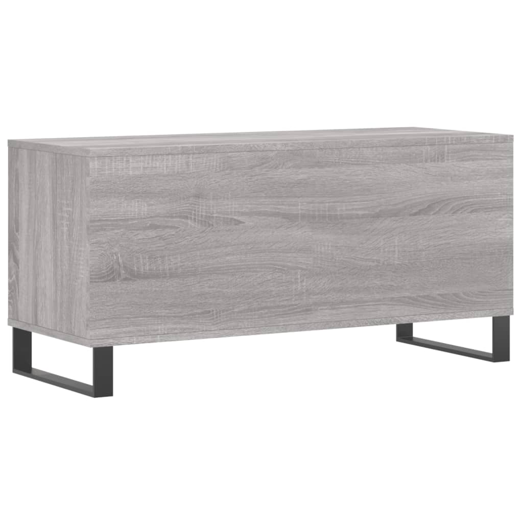 vinylskab 100x38x48 cm konstrueret træ grå sonoma-eg