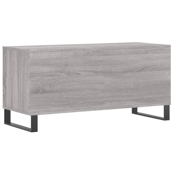 vinylskab 100x38x48 cm konstrueret træ grå sonoma-eg