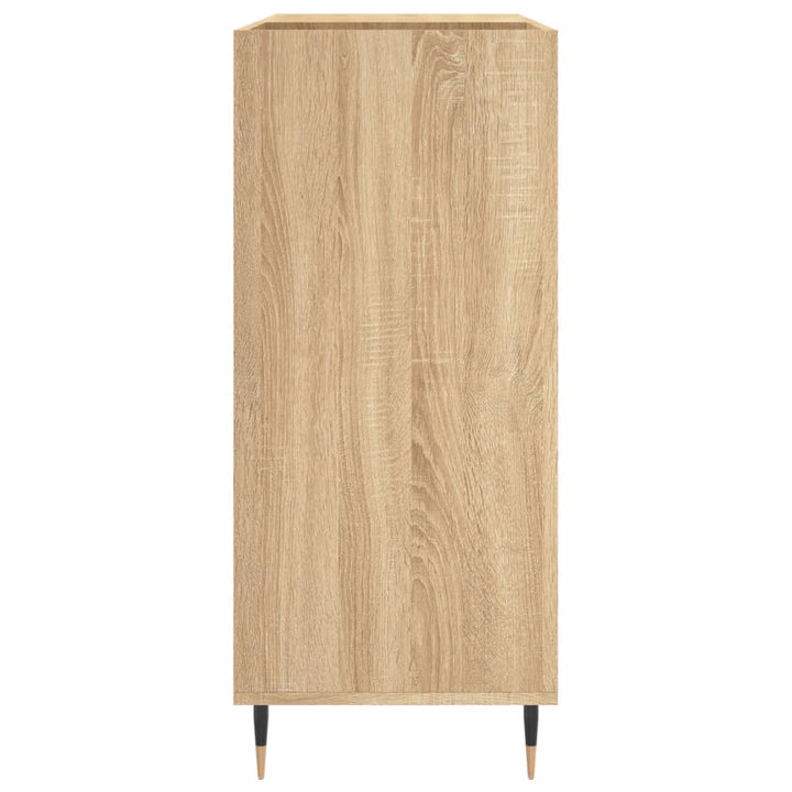 vinylskab 84,5x38x39 cm konstrueret træ sonoma-eg