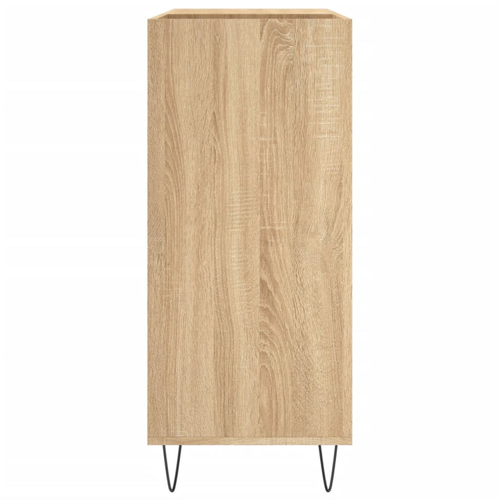 vinylskab 84,5x38x39 cm konstrueret træ sonoma-eg