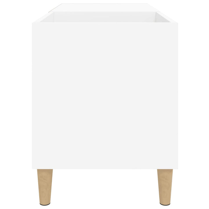 vinylskab 84,5x38x48 cm konstrueret træ hvid