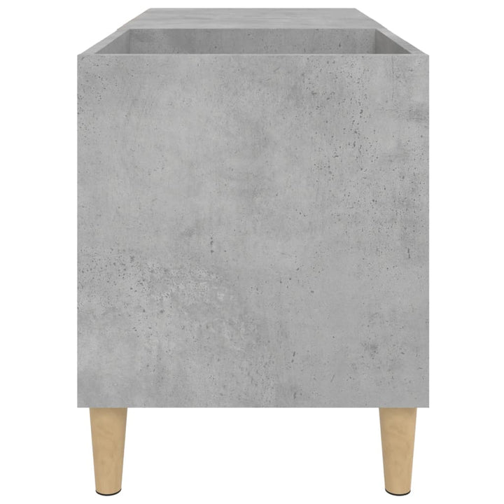 vinylskab 84,5x38x48 cm konstrueret træ betongrå