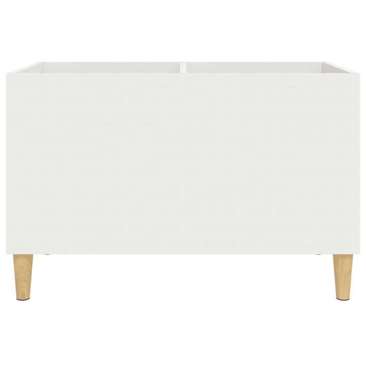 vinylskab 74,5x38x48 cm konstrueret træ hvid