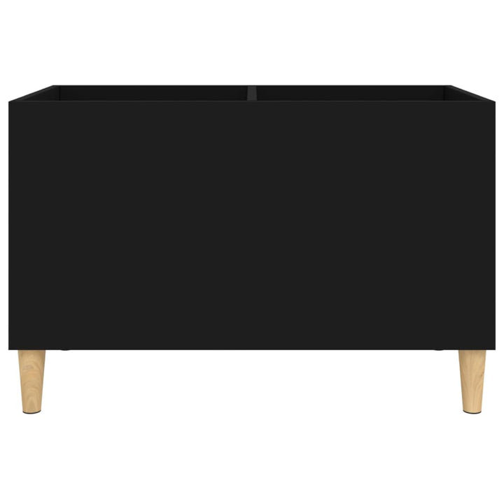 vinylskab 74,5x38x48 cm konstrueret træ sort