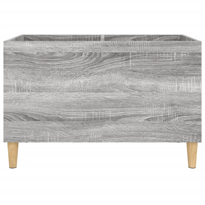 vinylskab 74,5x38x48 cm konstrueret træ grå sonoma-eg