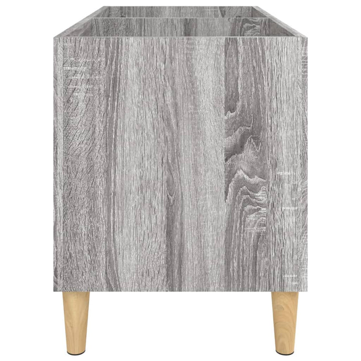 vinylskab 74,5x38x48 cm konstrueret træ grå sonoma-eg