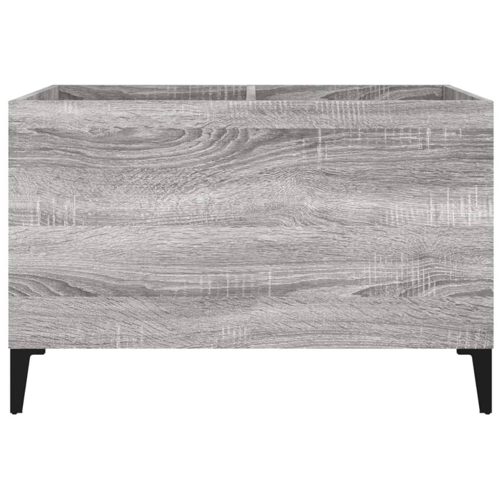vinylskab 74,5x38x48 cm konstrueret træ grå sonoma-eg