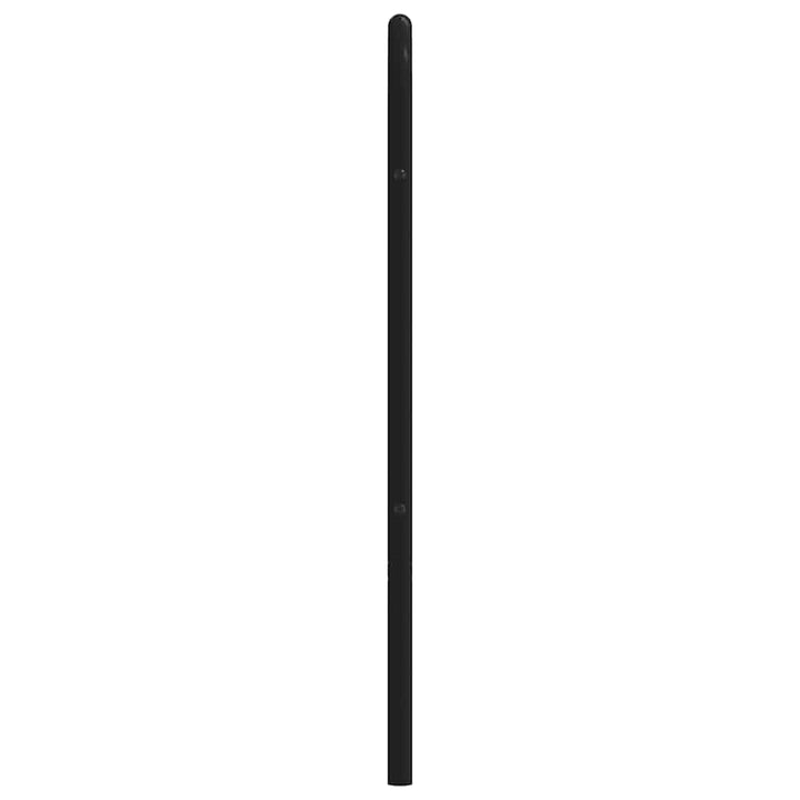 udskiftningsgavl 75 cm metal sort