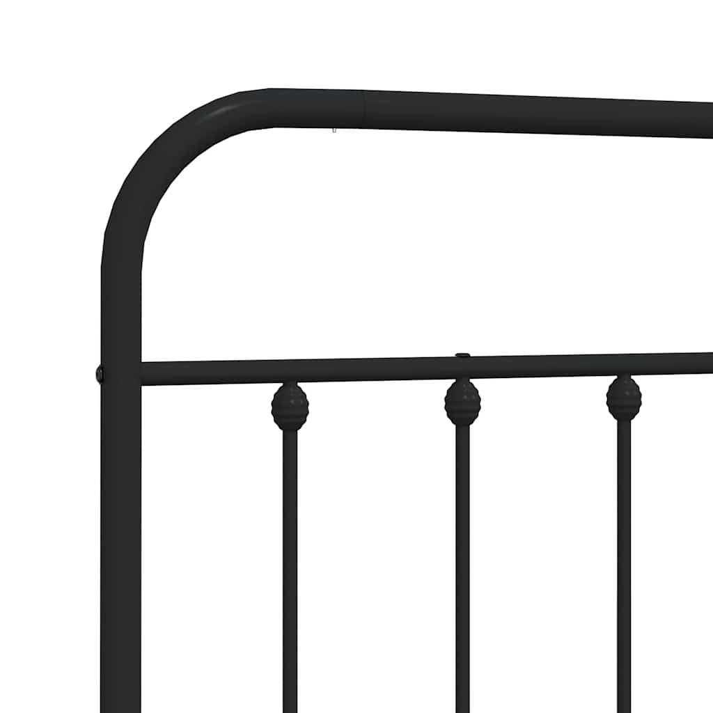 udskiftningsgavl 75 cm metal sort