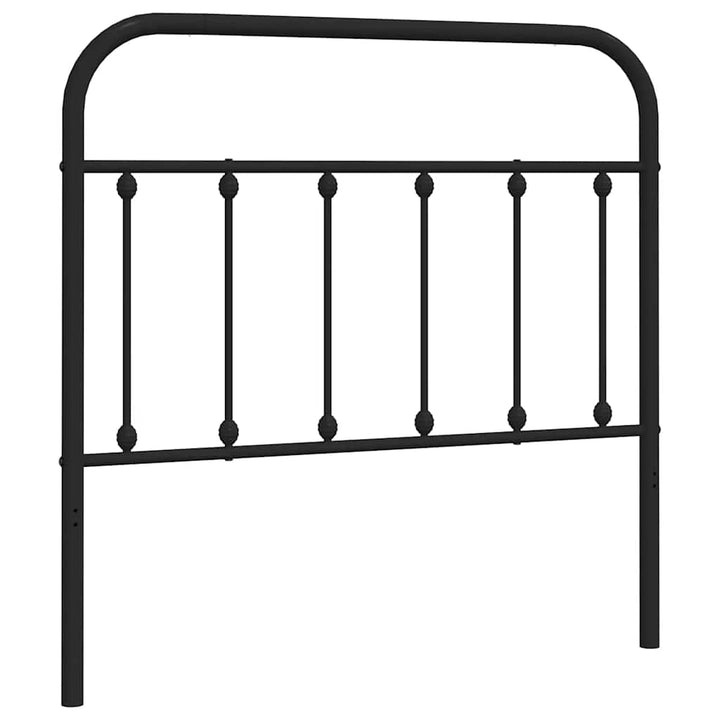 udskiftningsgavl 100 cm metal sort