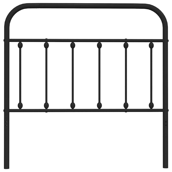 udskiftningsgavl 100 cm metal sort
