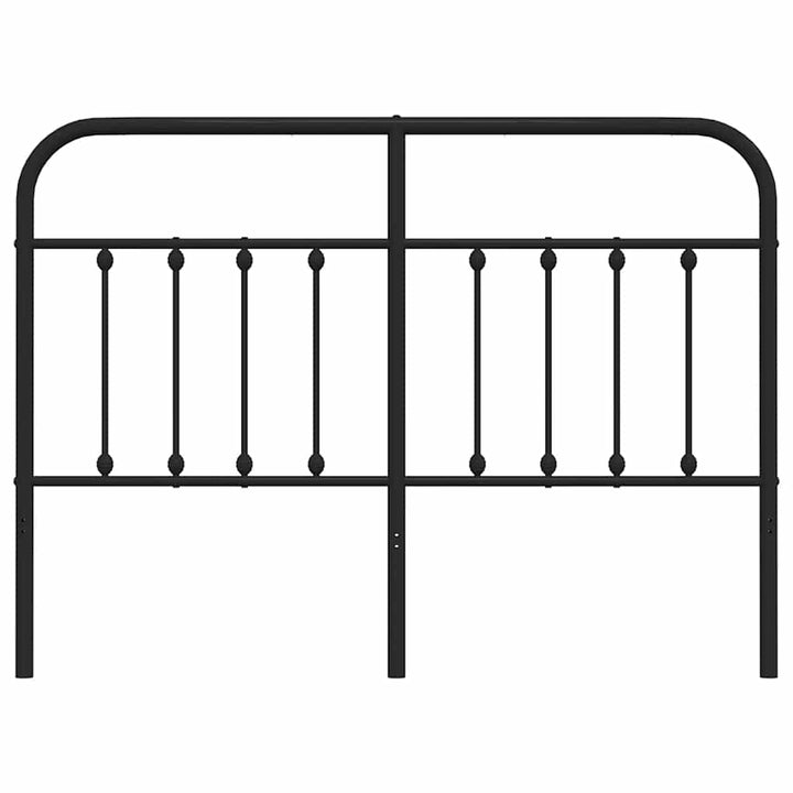udskiftningsgavl 135 cm metal sort