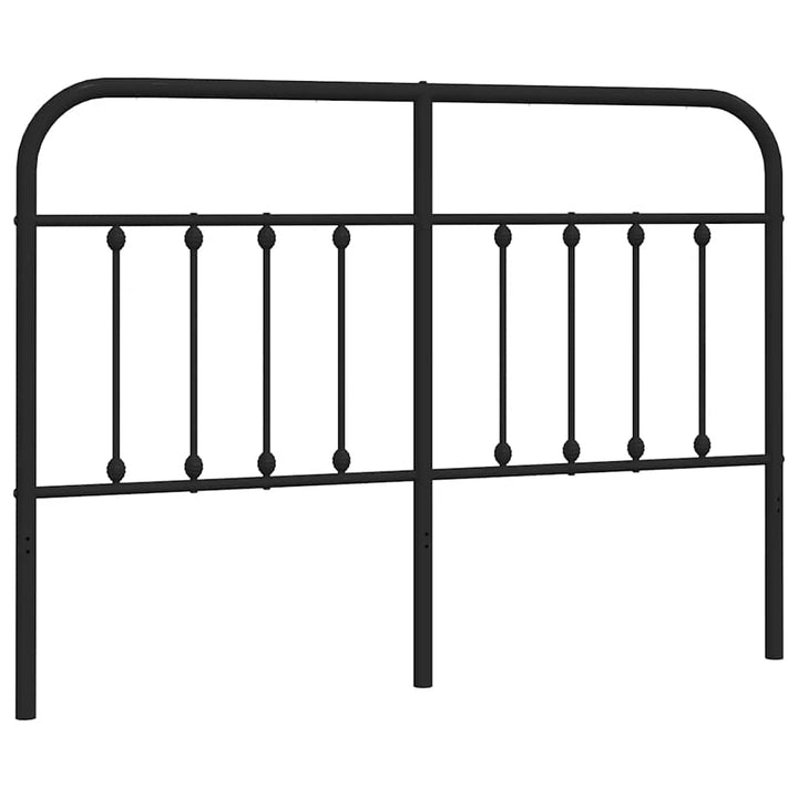 udskiftningsgavl 150 cm metal sort