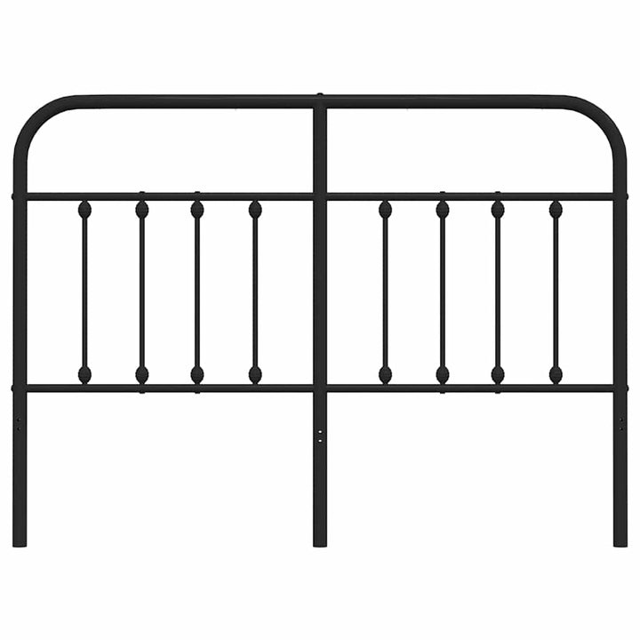udskiftningsgavl 150 cm metal sort