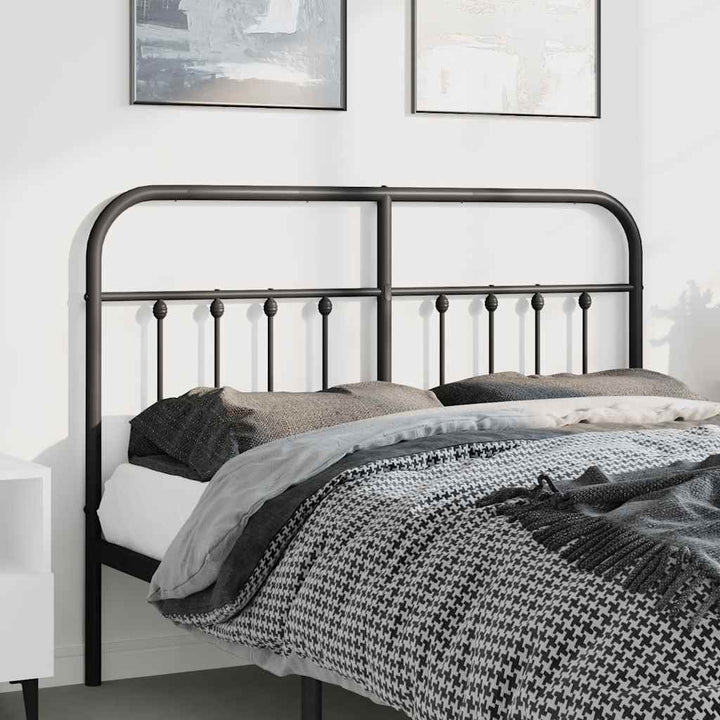 udskiftningsgavl 150 cm metal sort