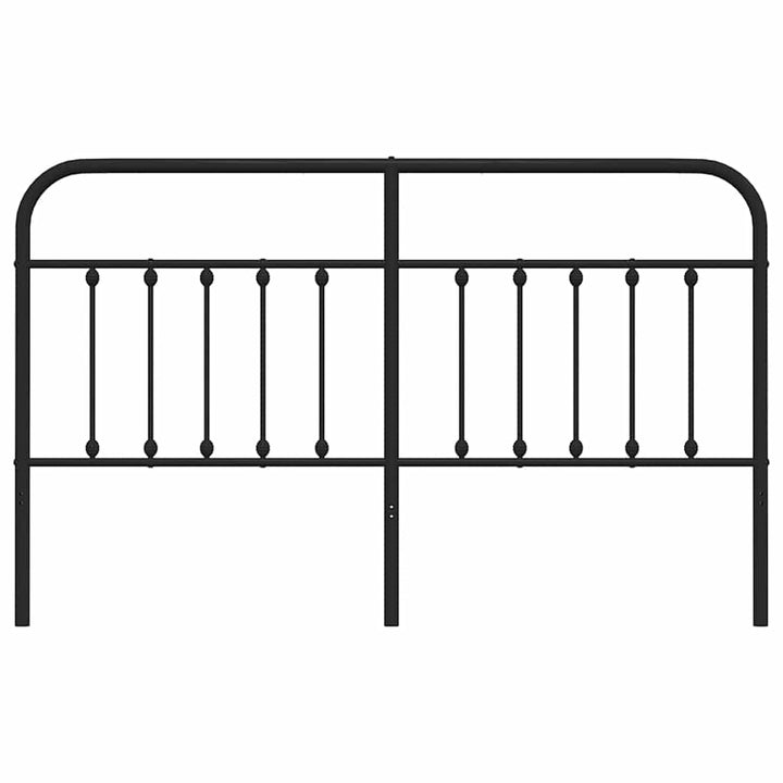 udskiftningsgavl 160 cm metal sort