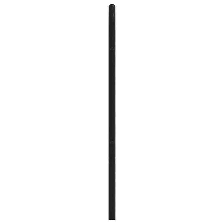 udskiftningsgavl 160 cm metal sort