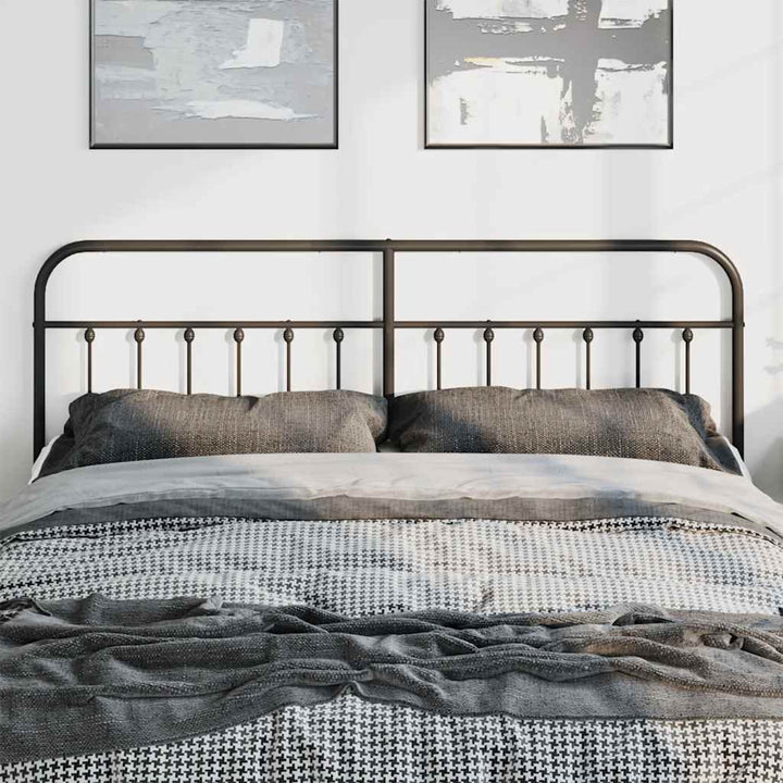 udskiftningsgavl 180 cm metal sort