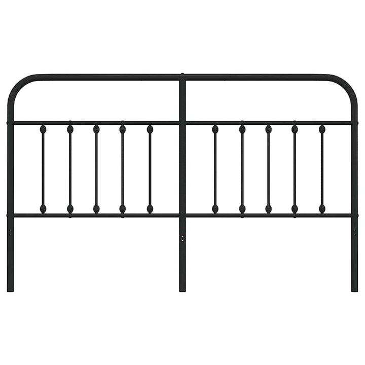 udskiftningsgavl 180 cm metal sort