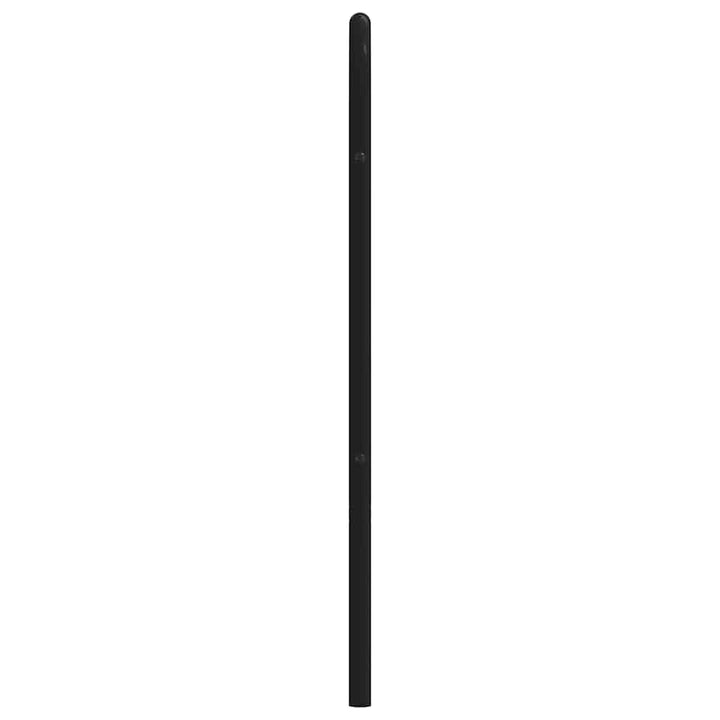 udskiftningsgavl 200 cm metal sort