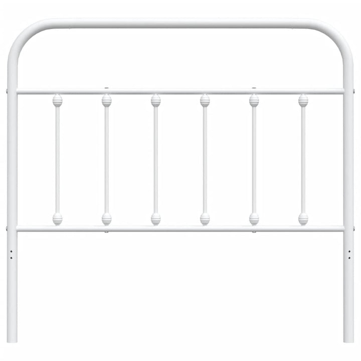 udskiftningsgavl 107 cm metal hvid