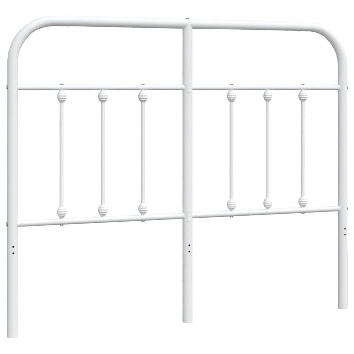 udskiftningsgavl 120 cm metal hvid