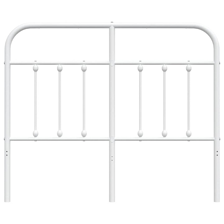 udskiftningsgavl 120 cm metal hvid