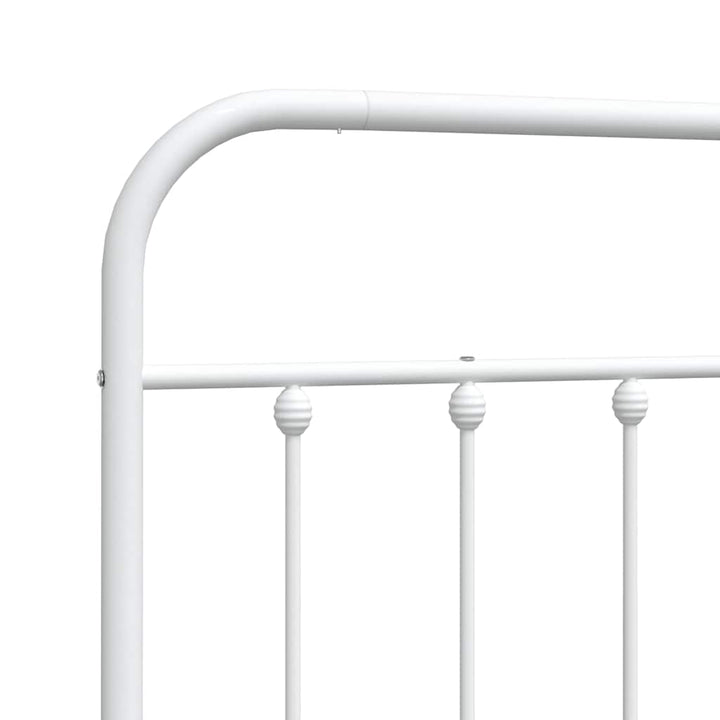 udskiftningsgavl 120 cm metal hvid
