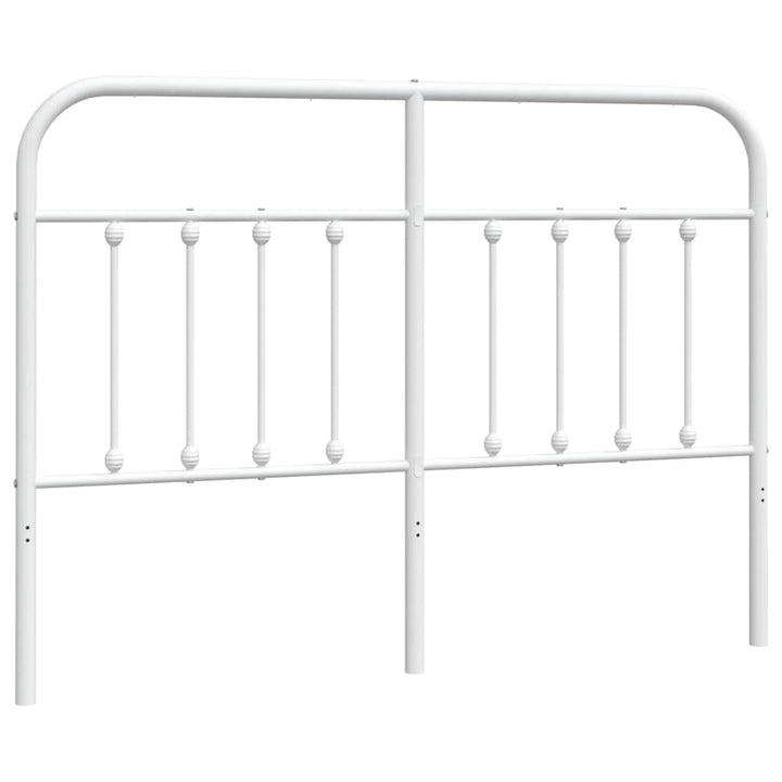 udskiftningsgavl 135 cm metal hvid