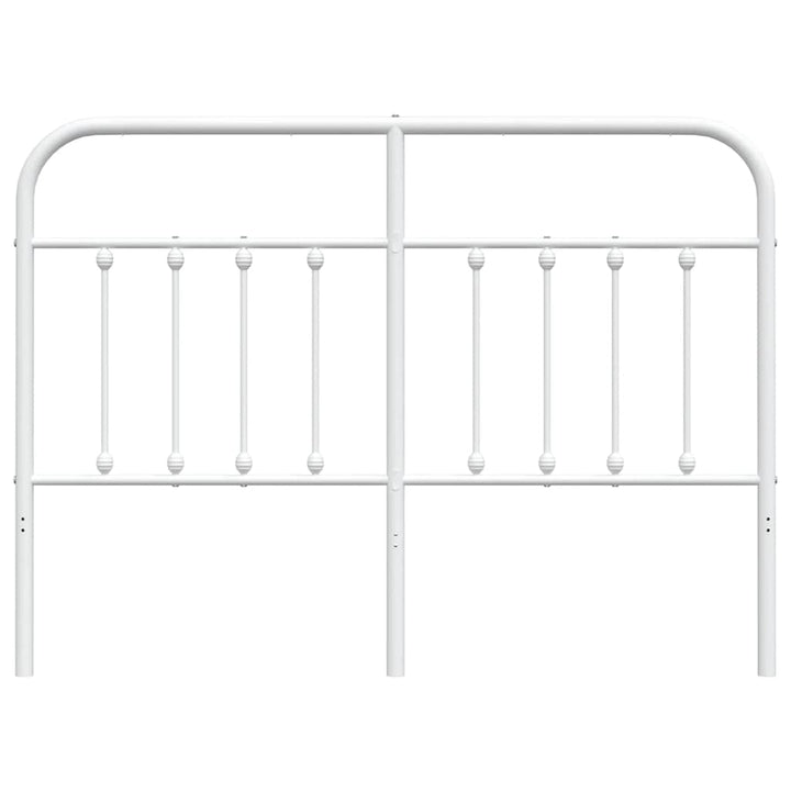 udskiftningsgavl 150 cm metal hvid