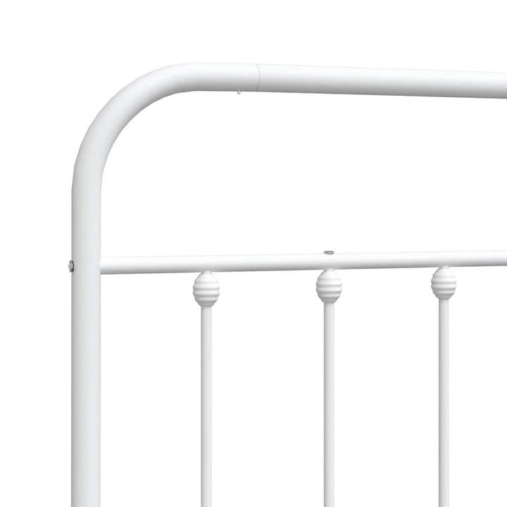 udskiftningsgavl 150 cm metal hvid