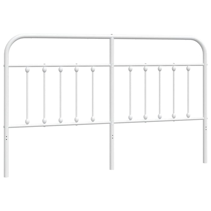 udskiftningsgavl 180 cm metal hvid