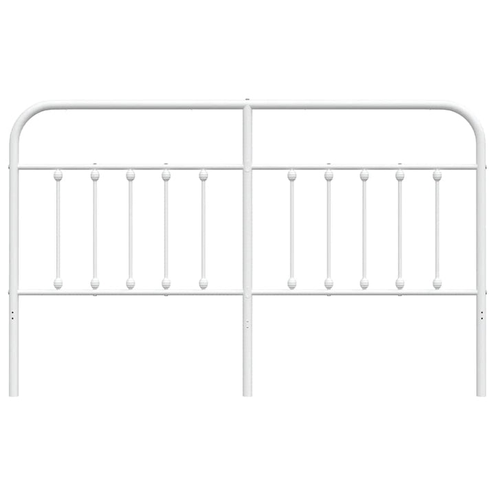 udskiftningsgavl 180 cm metal hvid