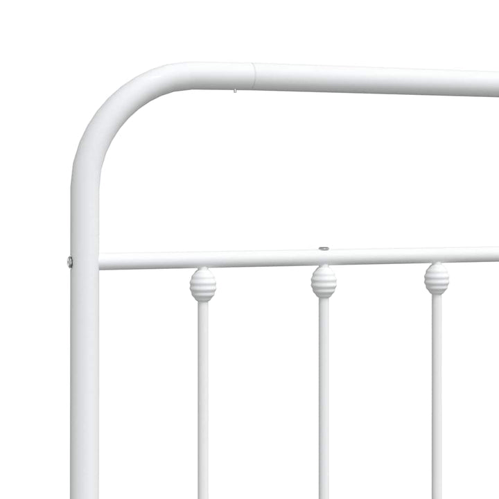 udskiftningsgavl 180 cm metal hvid