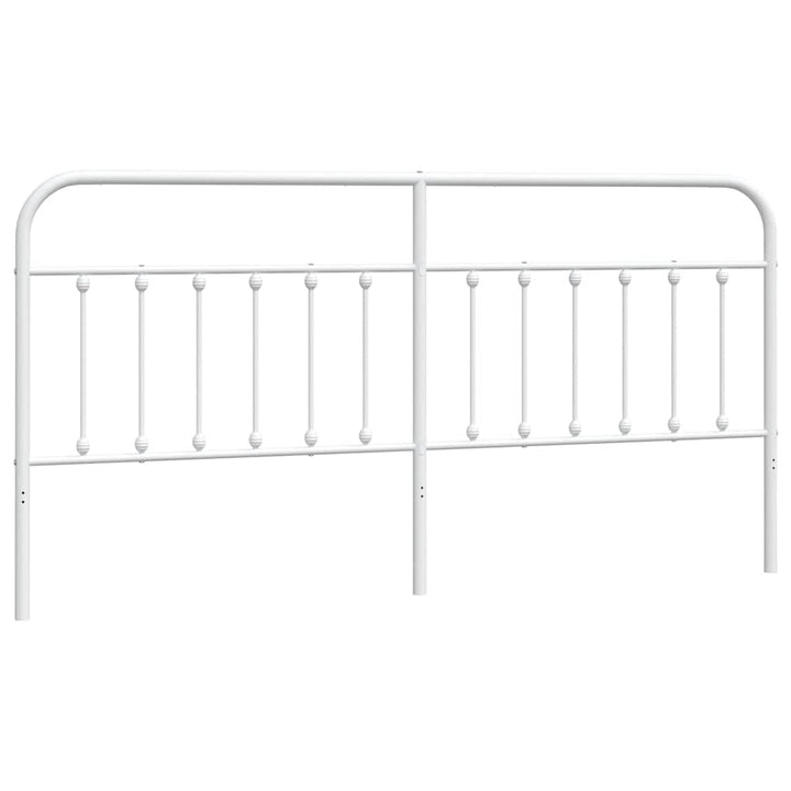 udskiftningsgavl 193 cm metal hvid