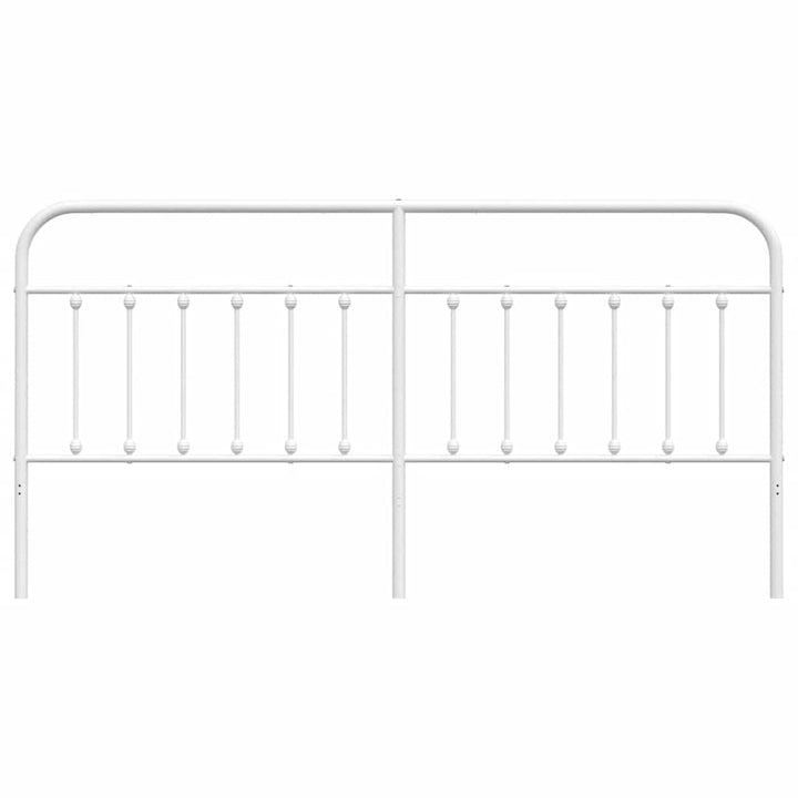 udskiftningsgavl 193 cm metal hvid