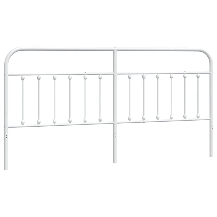 udskiftningsgavl 200 cm metal hvid