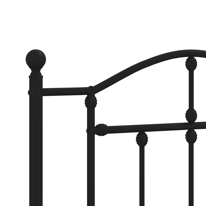 udskiftningsgavl 100 cm metal sort
