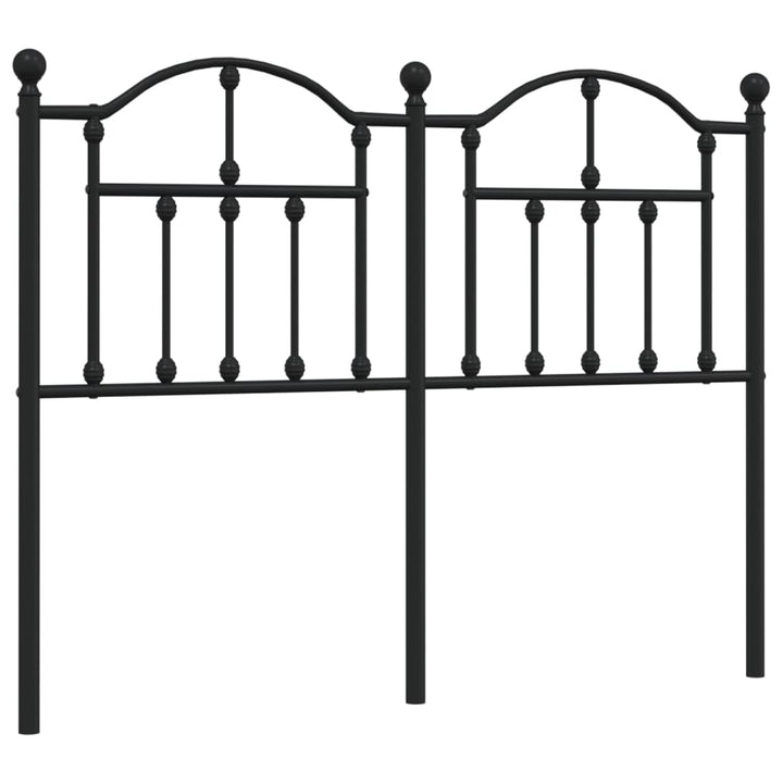 udskiftningsgavl 120 cm metal sort