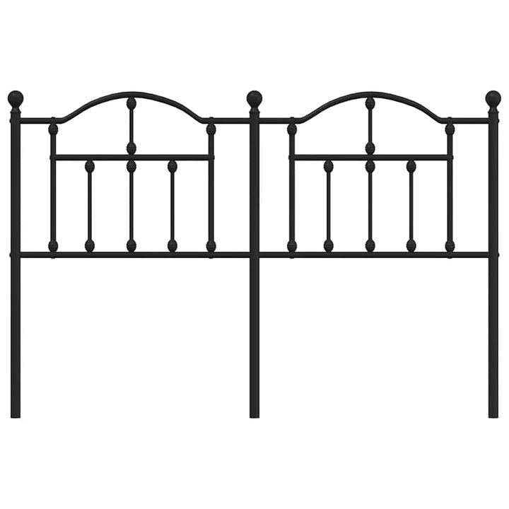 udskiftningsgavl 135 cm metal sort