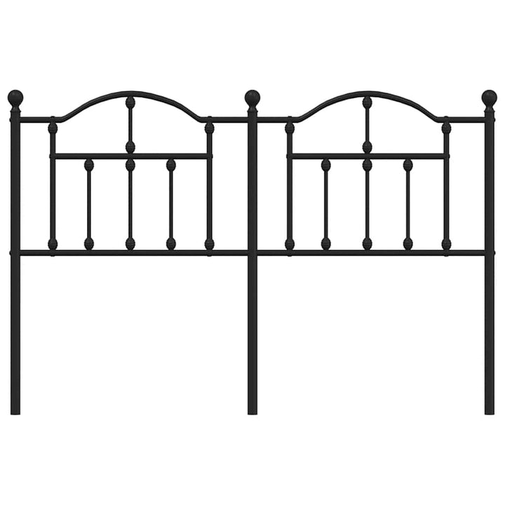 udskiftningsgavl 150 cm metal sort
