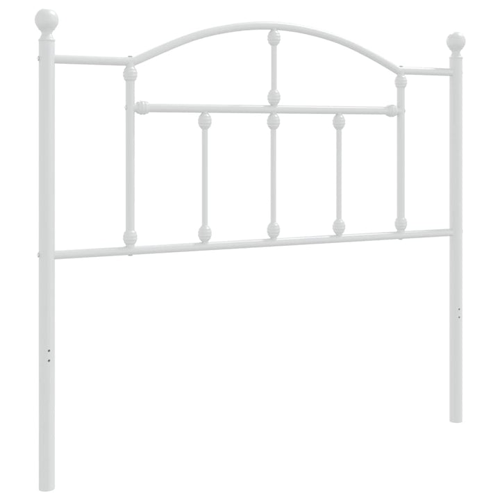 udskiftningsgavl 100 cm metal hvid
