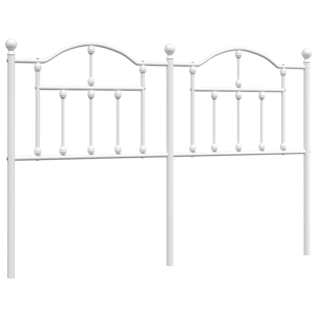 udskiftningsgavl 150 cm metal hvid